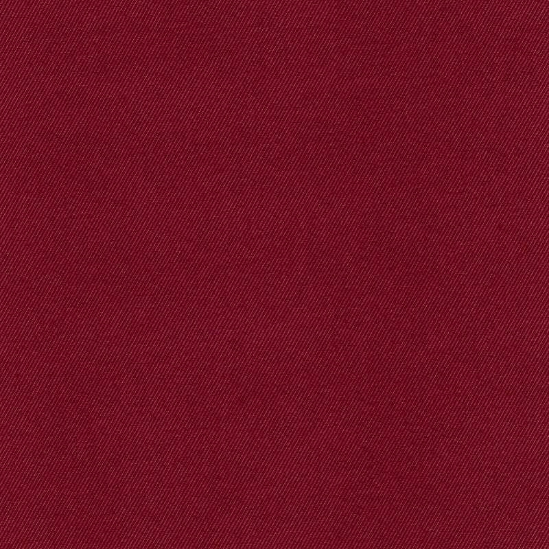 Wine Red Cotton Twill Stretch Suiting