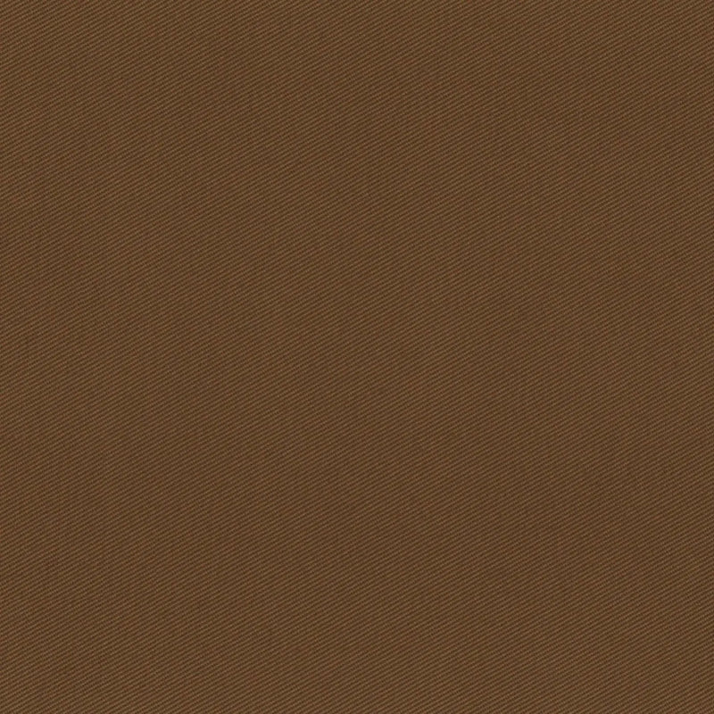 Tobacco Brown Cotton Twill Stretch Suiting