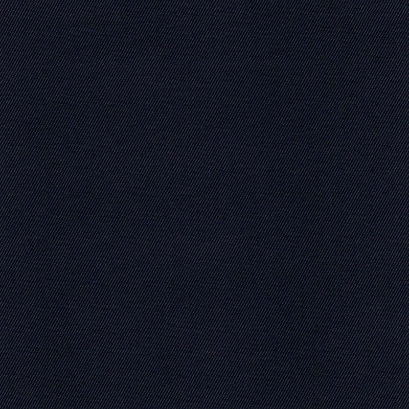 Midnight Blue Cotton Twill Stretch Suiting