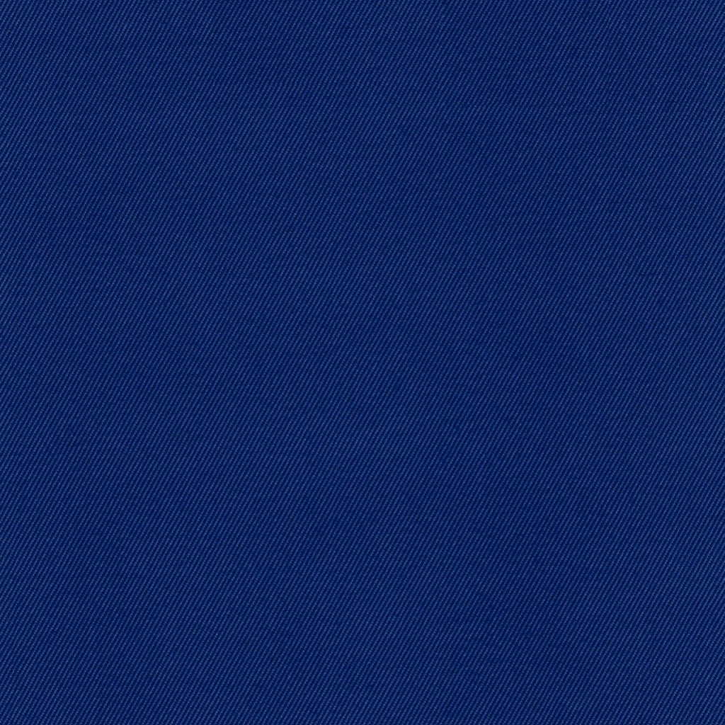 Royal Blue Cotton Twill Stretch Suiting