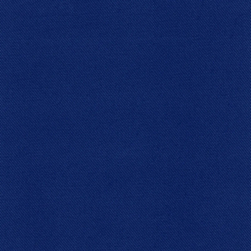 Royal Blue Cotton Twill Stretch Suiting