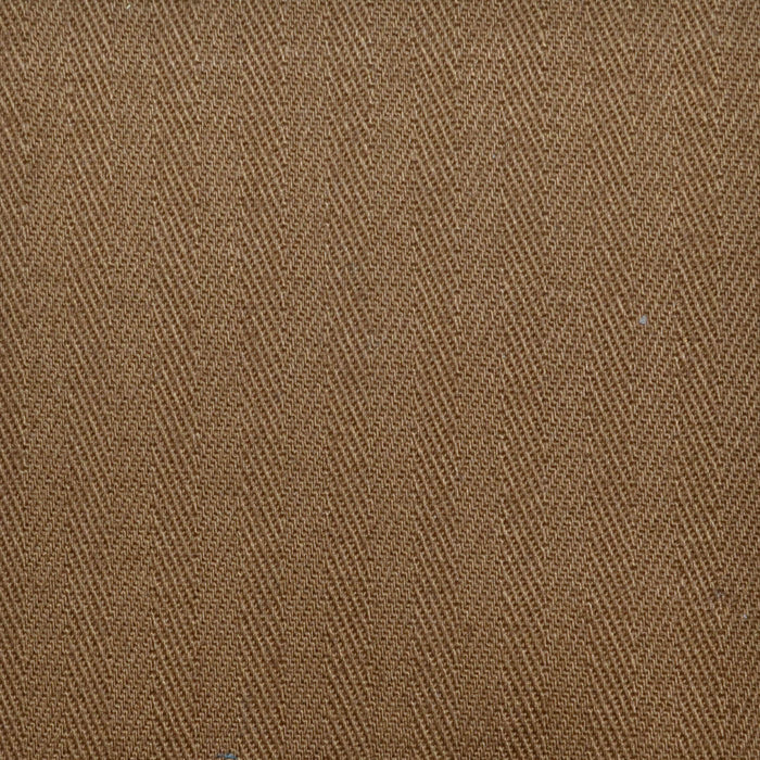 Medium Brown 1/2cm Herringbone Cotton Suiting