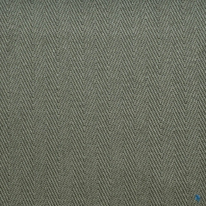 Olive Green 1/2cm Herringbone Cotton Suiting