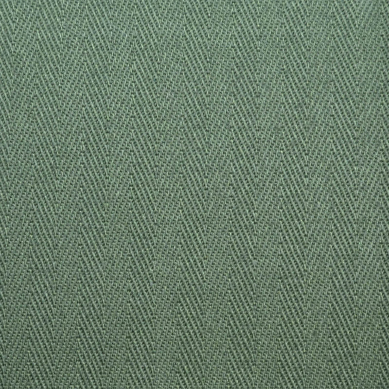 Green 1/2cm Herringbone Cotton Suiting