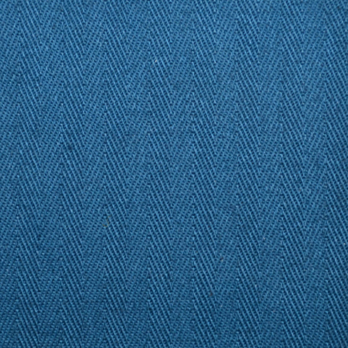 Bright Navy Blue 1/2cm Herringbone Cotton Suiting