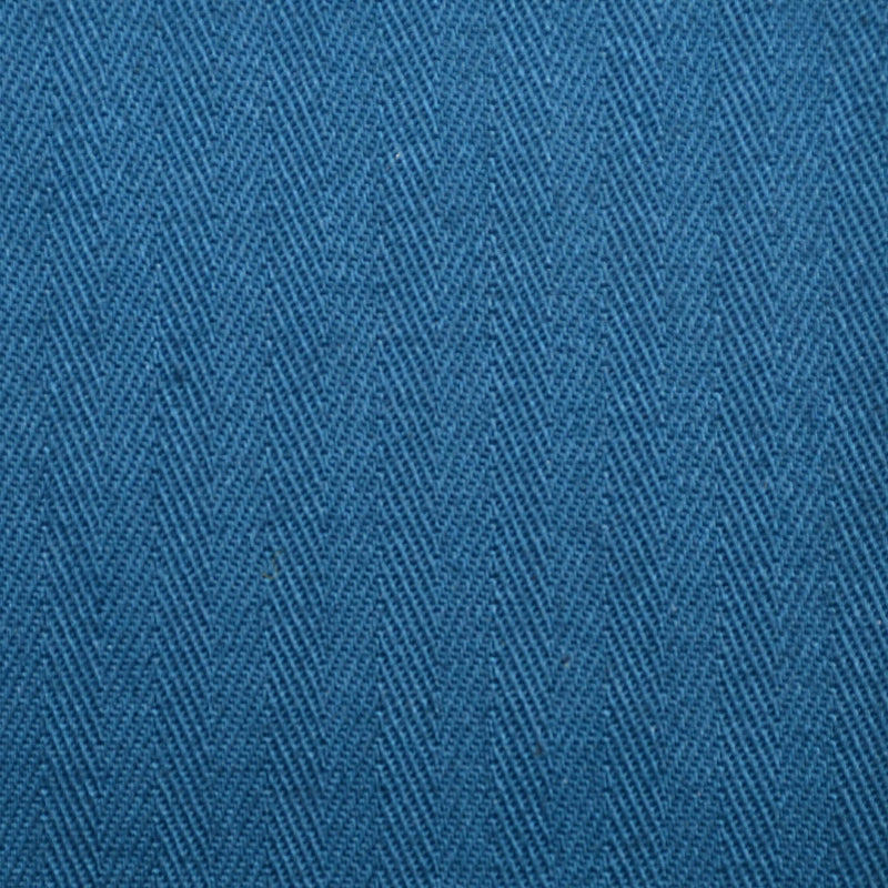 Bright Navy Blue 1/2cm Herringbone Cotton Suiting
