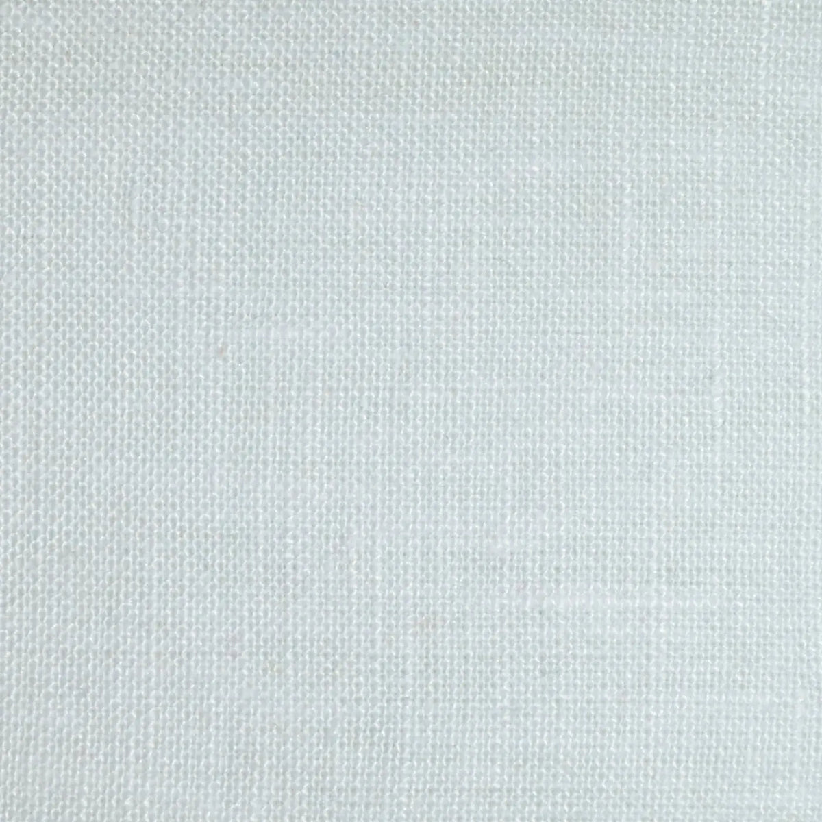 White Plain Weave 100% Linen