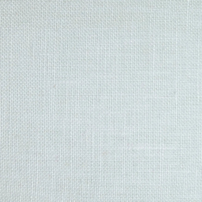 White Plain Weave 100% Linen