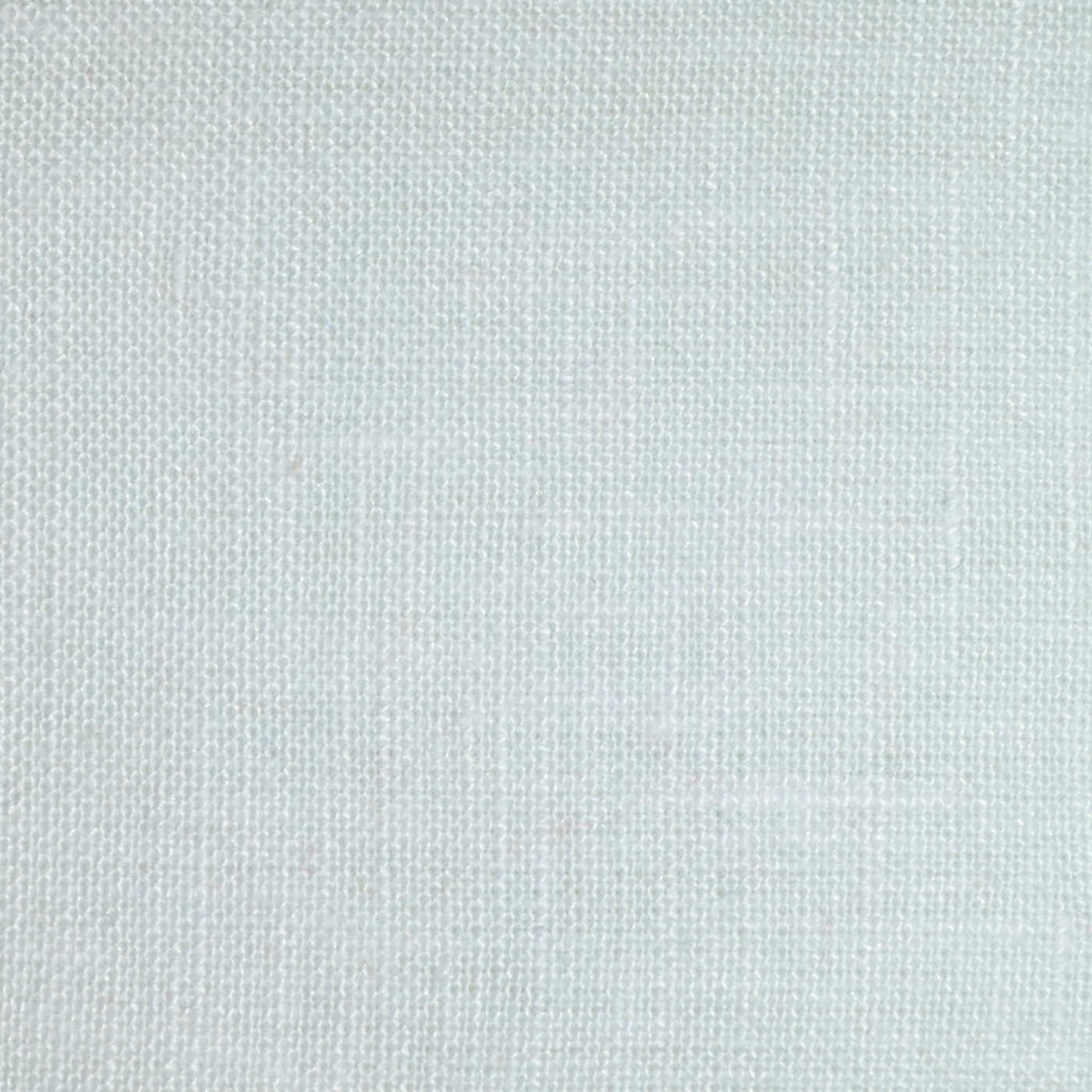 White Plain Weave 100% Linen