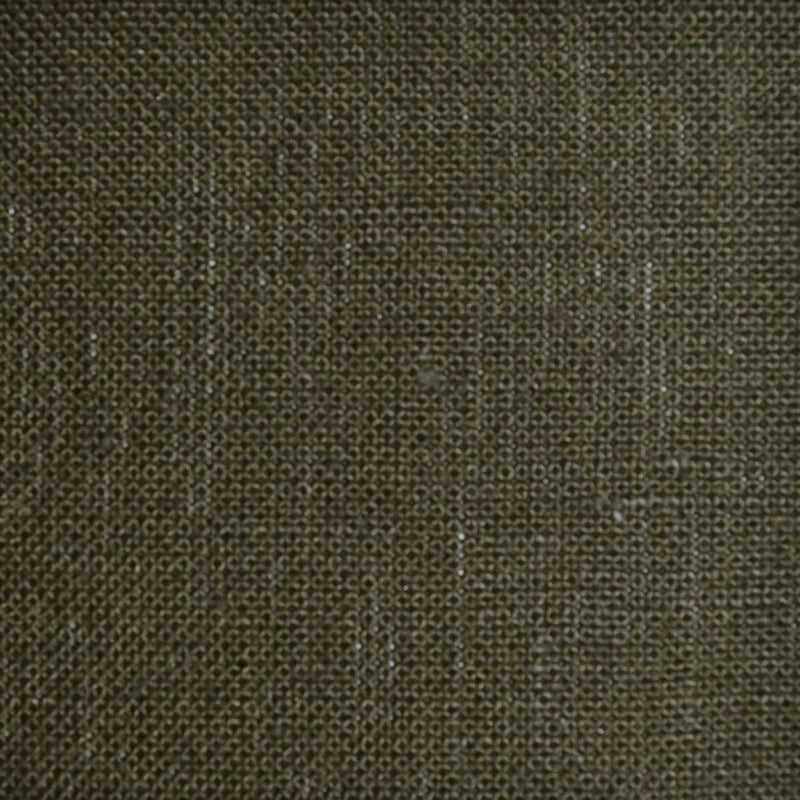 Khaki Plain Weave 100% Linen