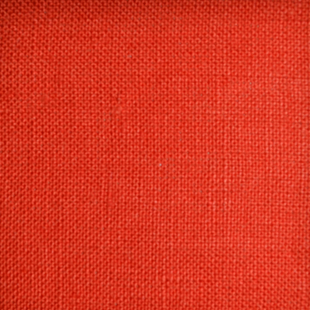 Orange Plain Weave 100% Linen