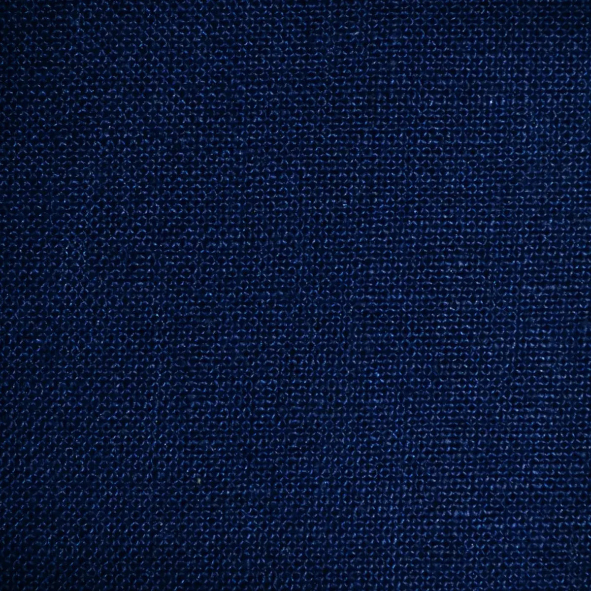 Bright Navy Blue Plain Weave 100% Linen