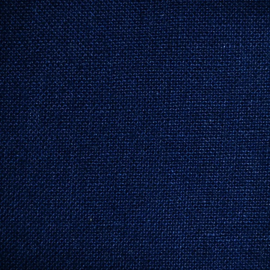 Bright Navy Blue Plain Weave 100% Linen