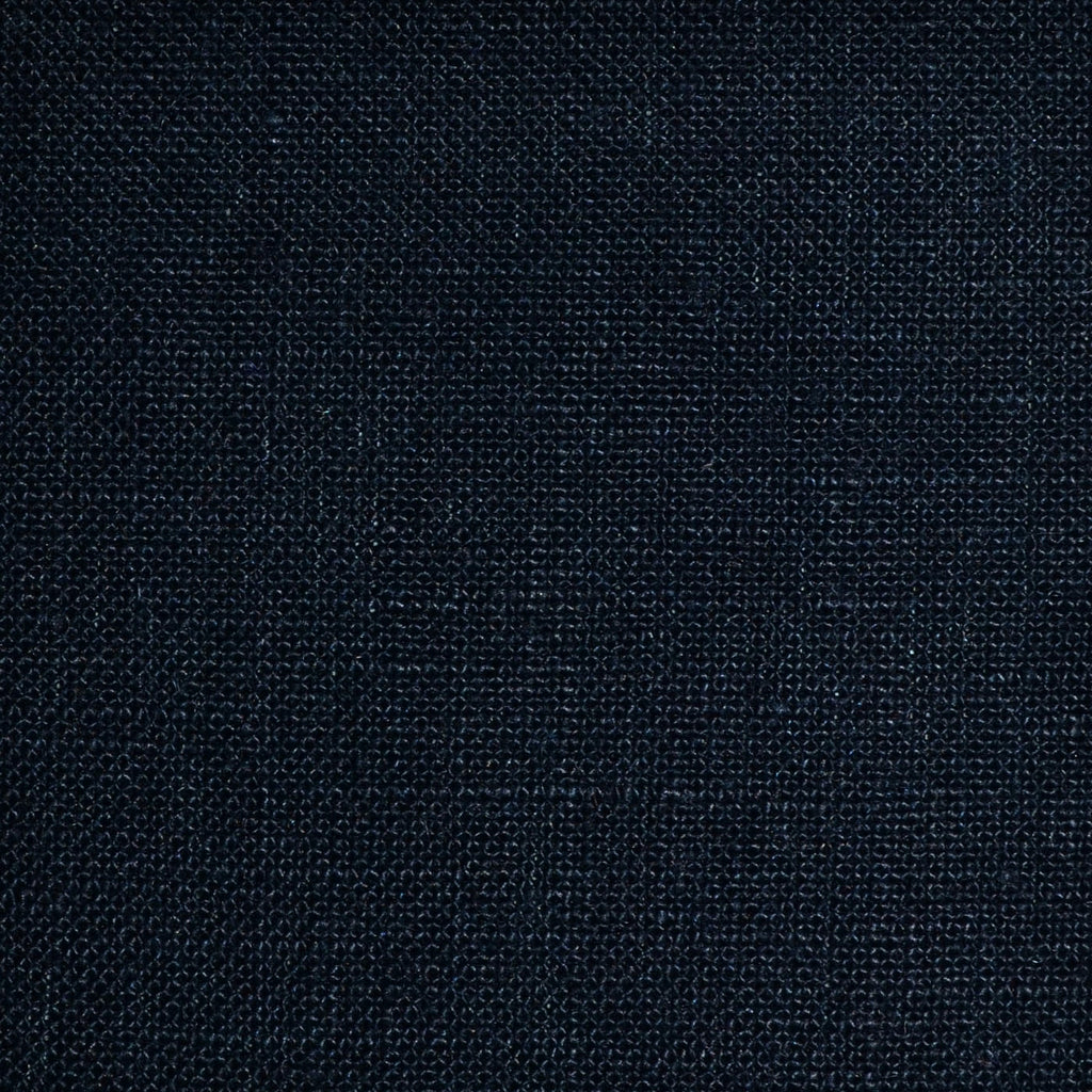 Navy Blue Plain Weave 100% Linen