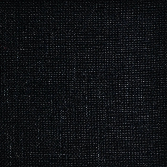 Black Plain Weave 100% Linen