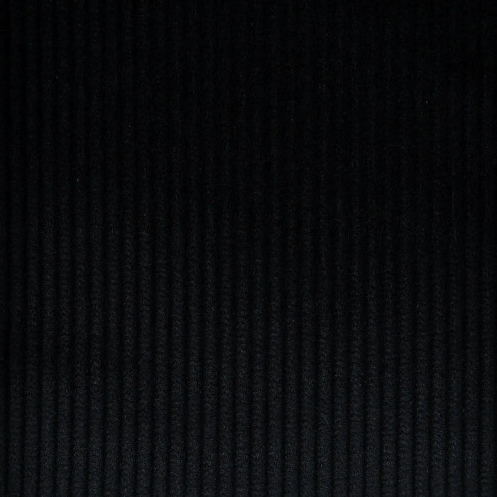 Black 8 Wale Stretch Corduroy