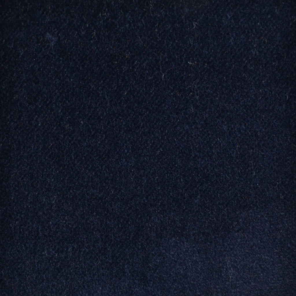 Dark Navy Blue Luxury Cotton Velvet