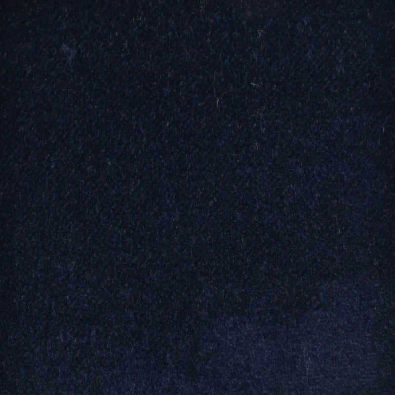 Dark Navy Blue Luxury Cotton Velvet