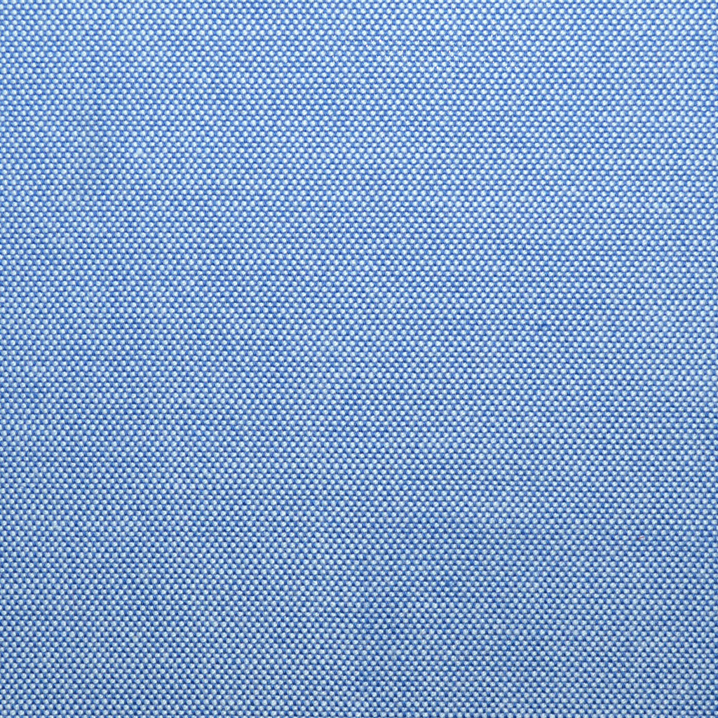 Light Navy Plain Oxford Cotton Shirting