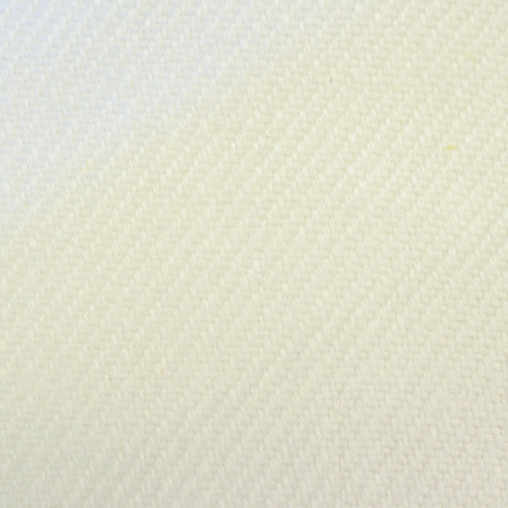 White Heavy Twill 100% Irish Linen