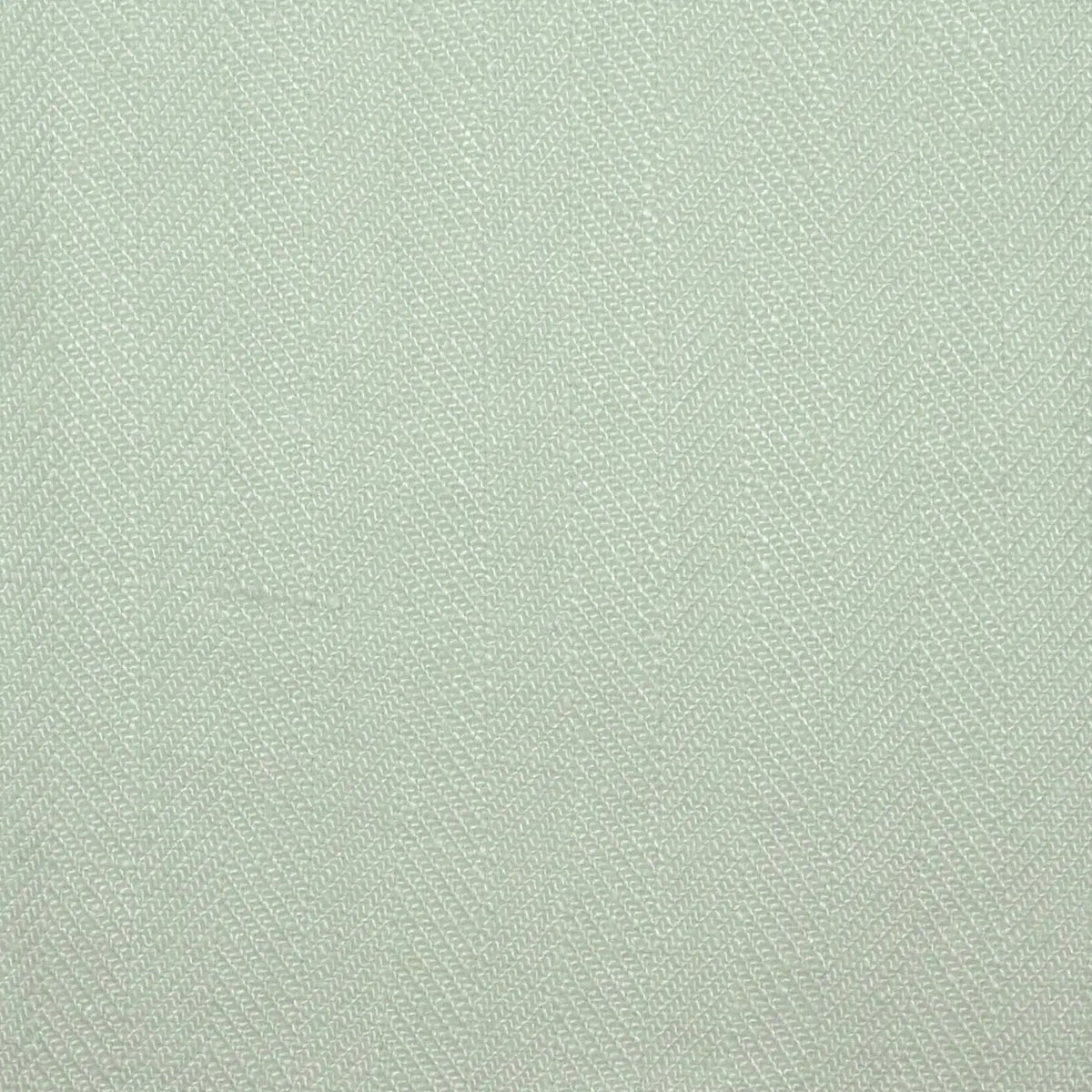 Mint Green Herringbone 100% Irish Linen