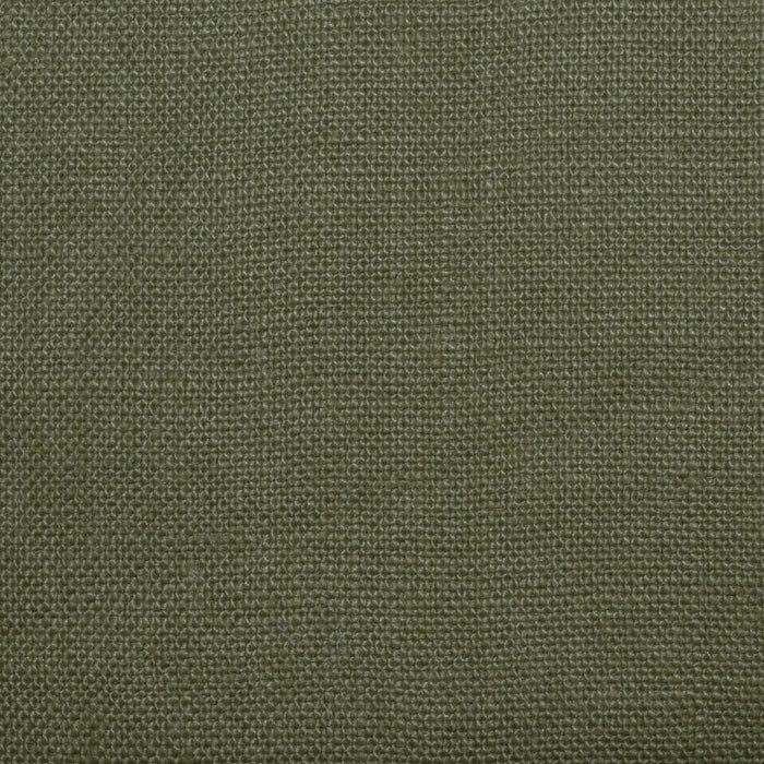 Kelp Green Washed Plain Weave 100% Irish Linen