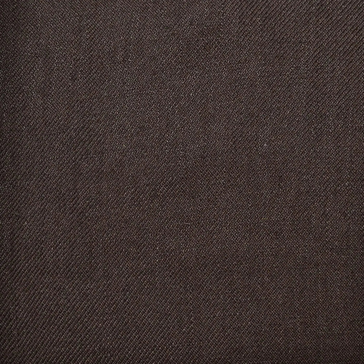 Dark Brown Plain Twill Irish Linen
