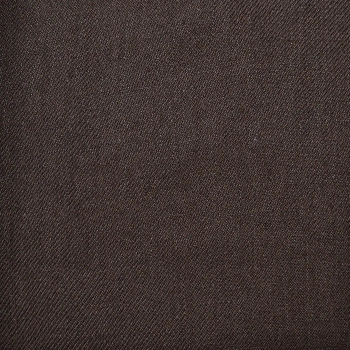 Dark Brown Plain Twill Irish Linen