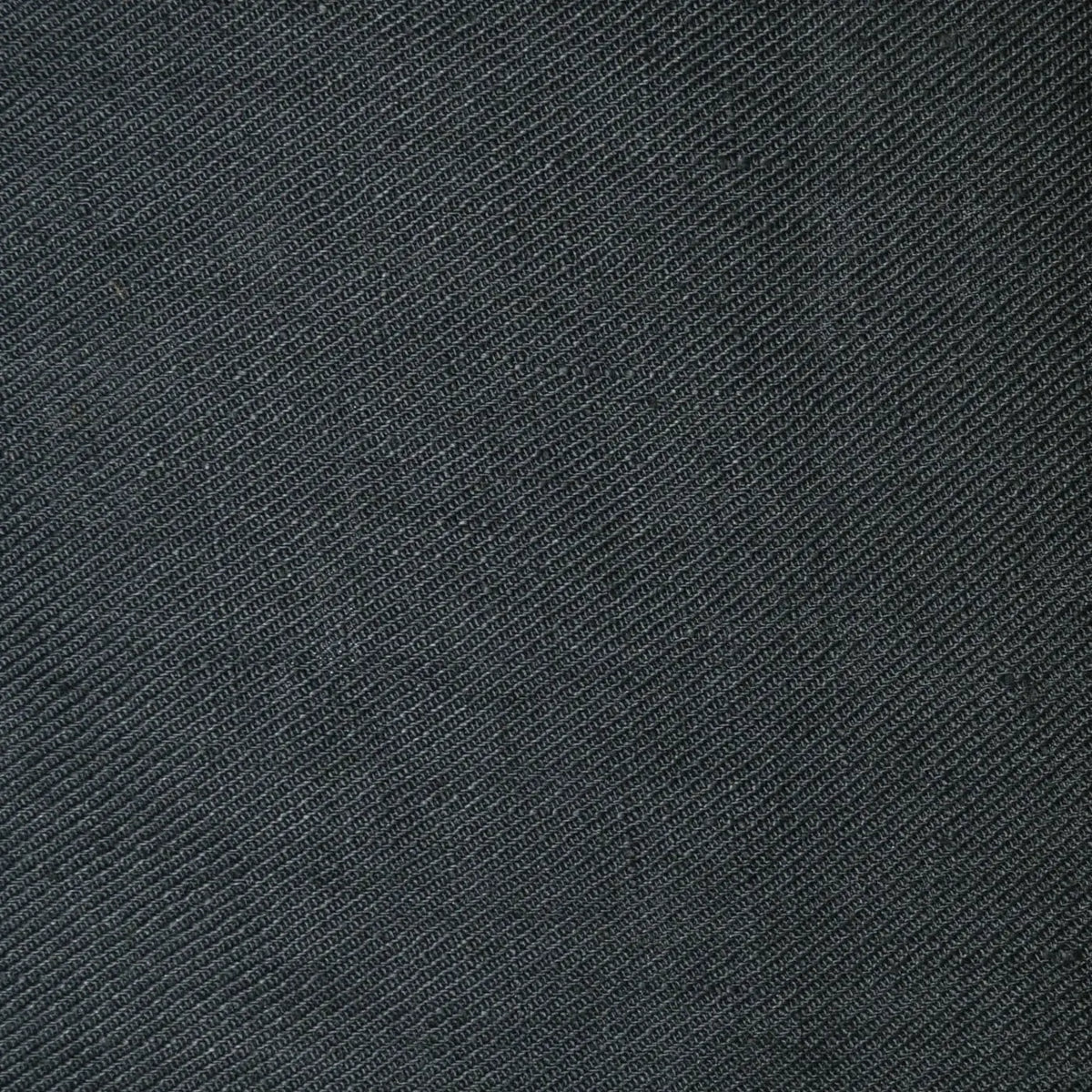 Dark Grey Plain Twill Irish Linen