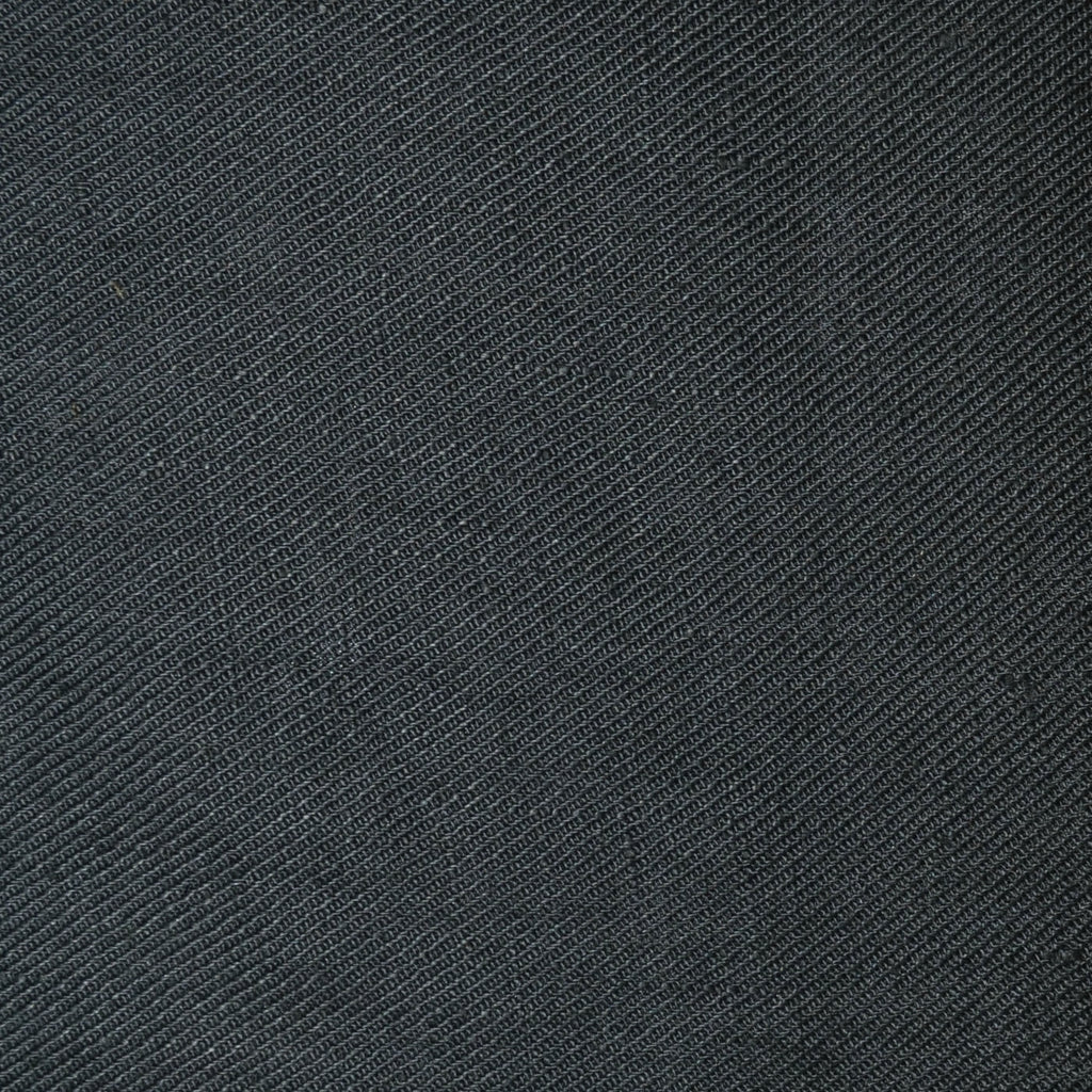 Dark Grey Plain Twill Irish Linen