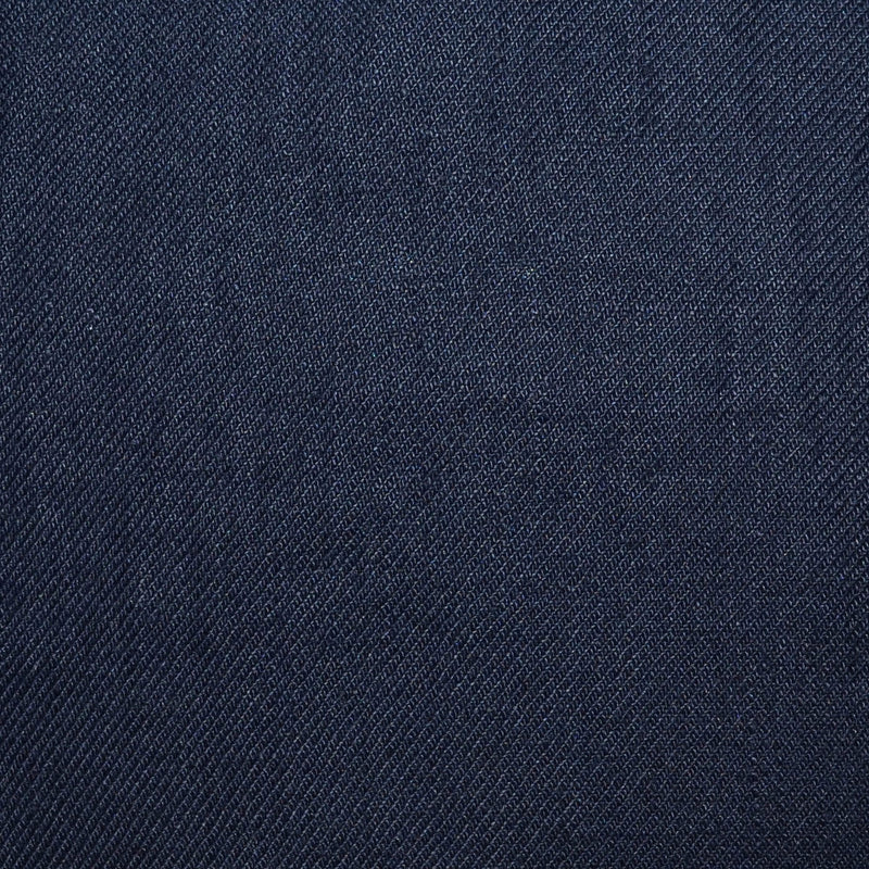 Navy Blue Plain Twill Irish Linen
