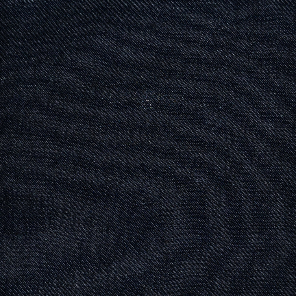 Black Plain Twill Irish Linen