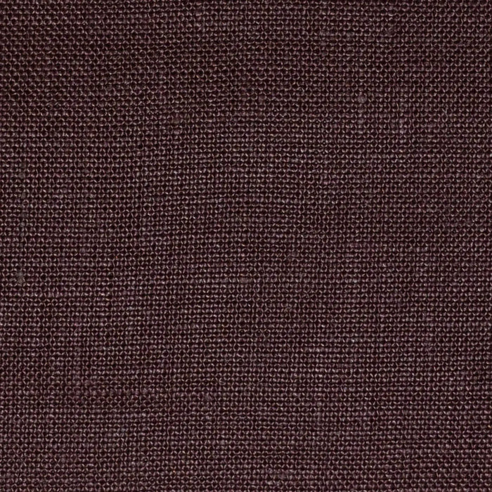 Dark Brown Plain Weave Irish Linen