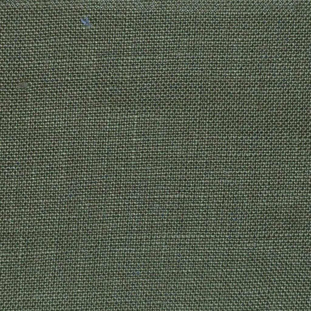 Moss Green Plain Weave Irish Linen