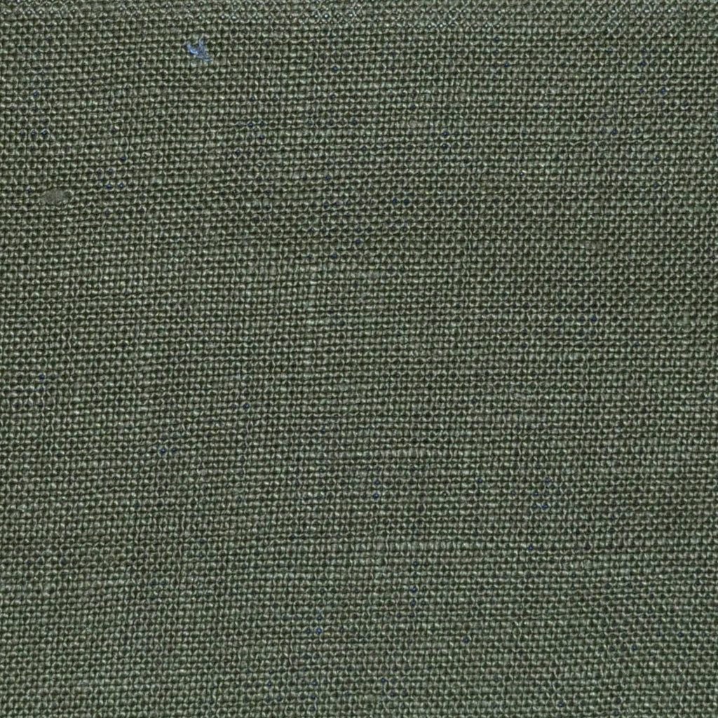 Moss Green Plain Weave Irish Linen