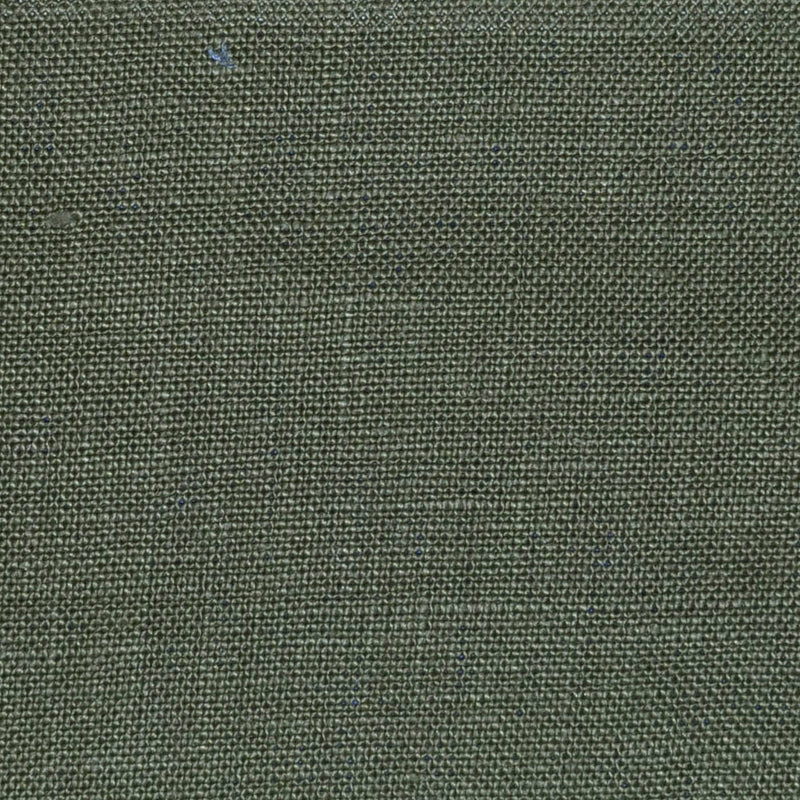 Moss Green Plain Weave Irish Linen