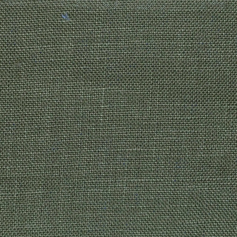 Moss Green Plain Weave Irish Linen