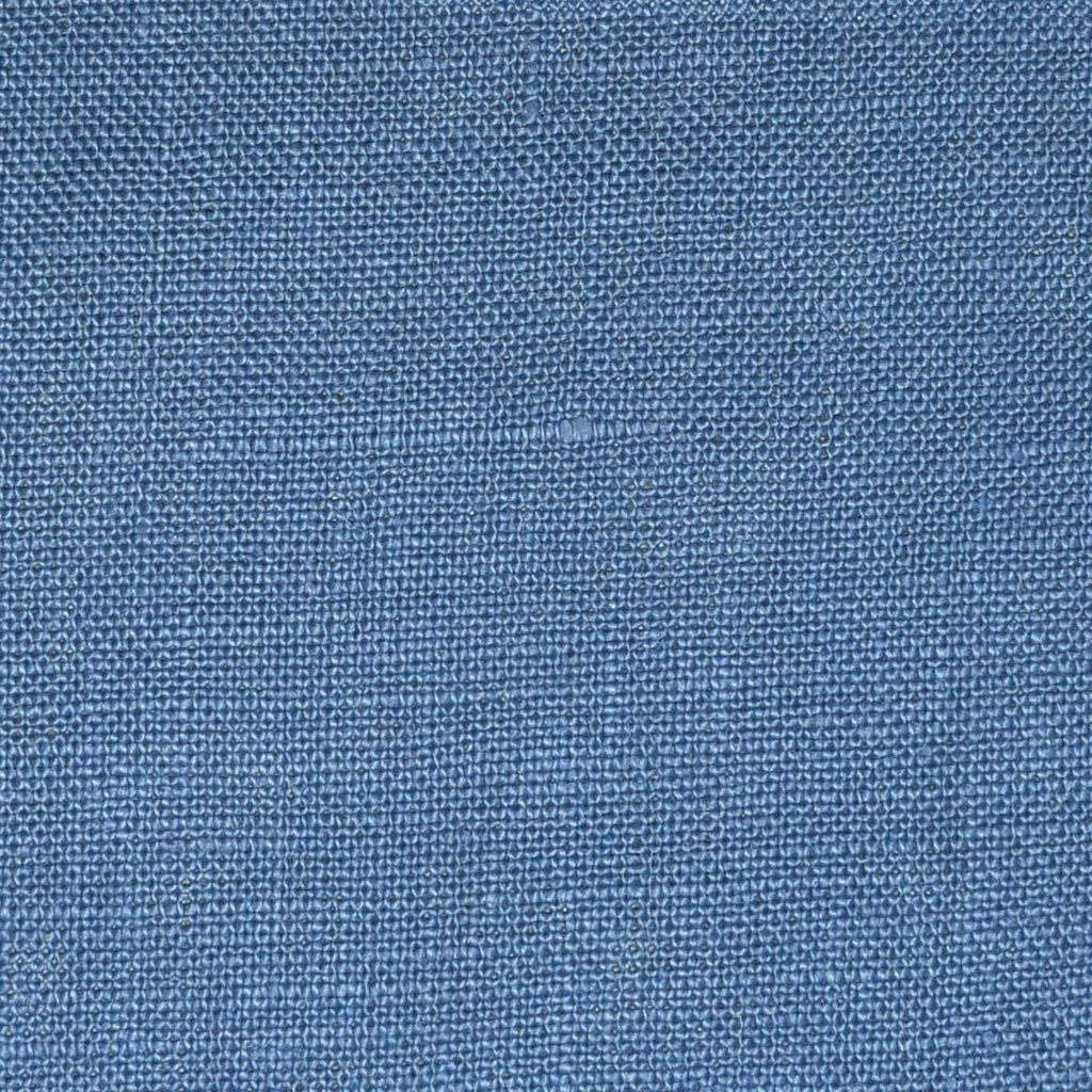 Denim Blue Plain Weave Irish Linen