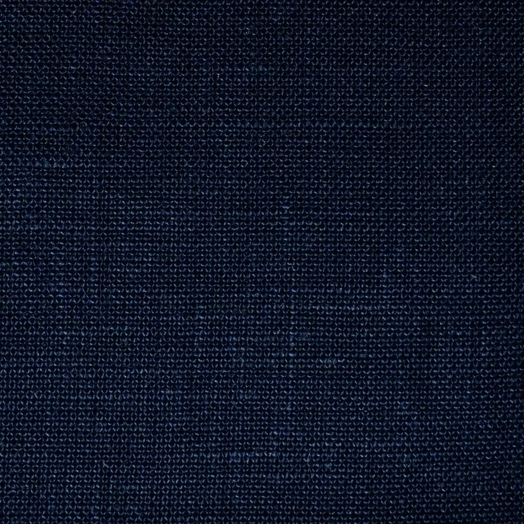 Navy Blue Plain Weave Irish Linen