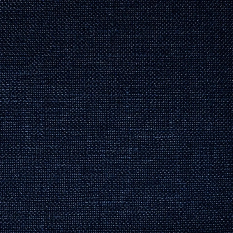 Navy Blue Plain Weave Irish Linen