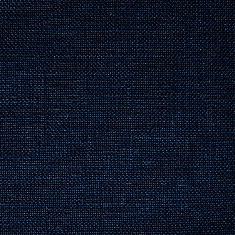 Navy Blue Plain Weave Irish Linen