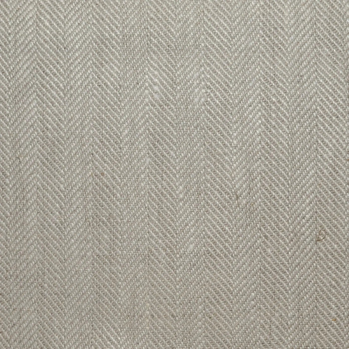 Oatmeal 1cm Herringbone 100% Irish Linen
