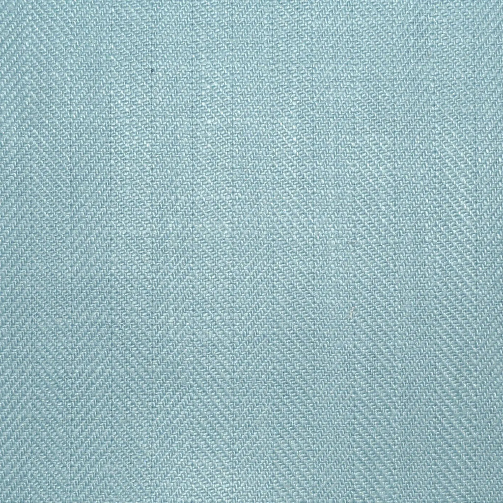 Light Blue 1cm Herringbone 100% Irish Linen