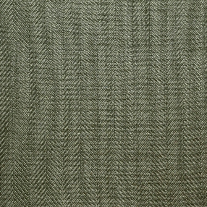 Moss Green 1cm Herringbone 100% Irish Linen