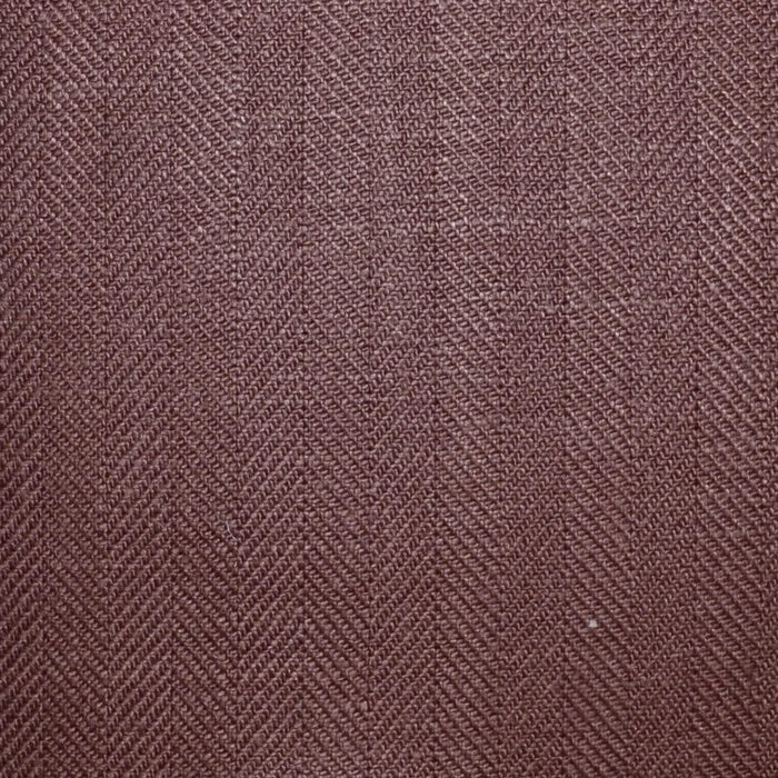 Chocolate Brown 1cm Herringbone 100% Irish Linen