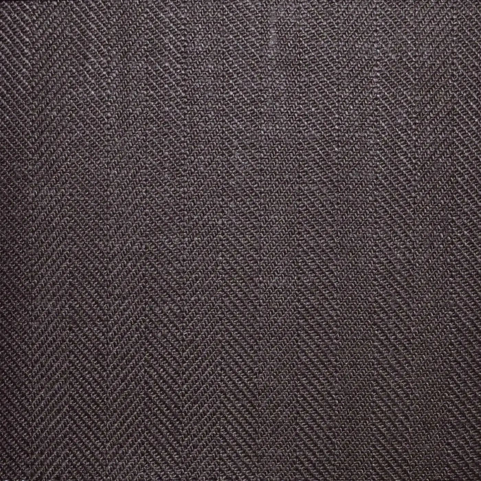 Dark Brown 1cm Herringbone 100% Irish Linen