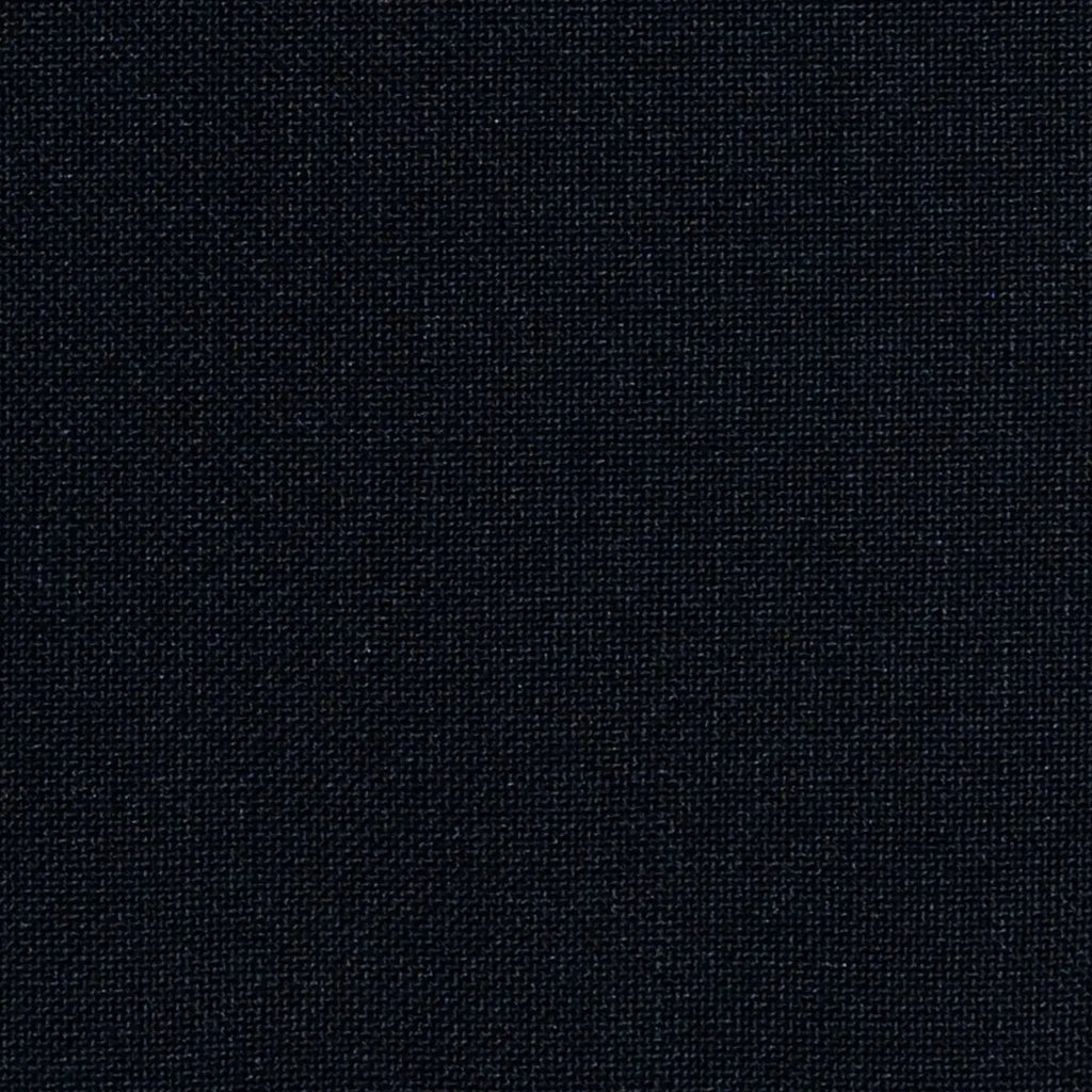 Black Solid Super 100's Wool & Kid Mohair Suiting By Holland & Sherry