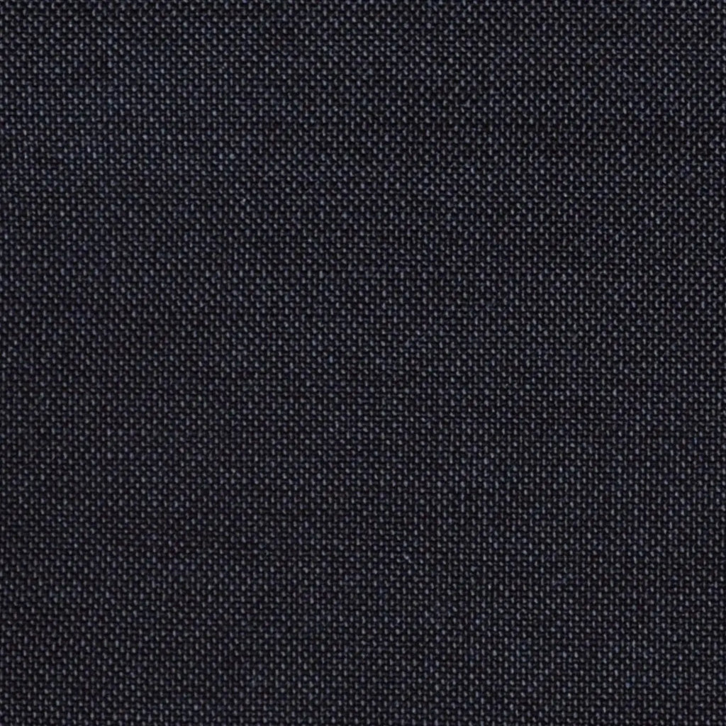 Charcoal Grey Solid Super 100's Wool & Kid Mohair Suiting By Holland & Sherry
