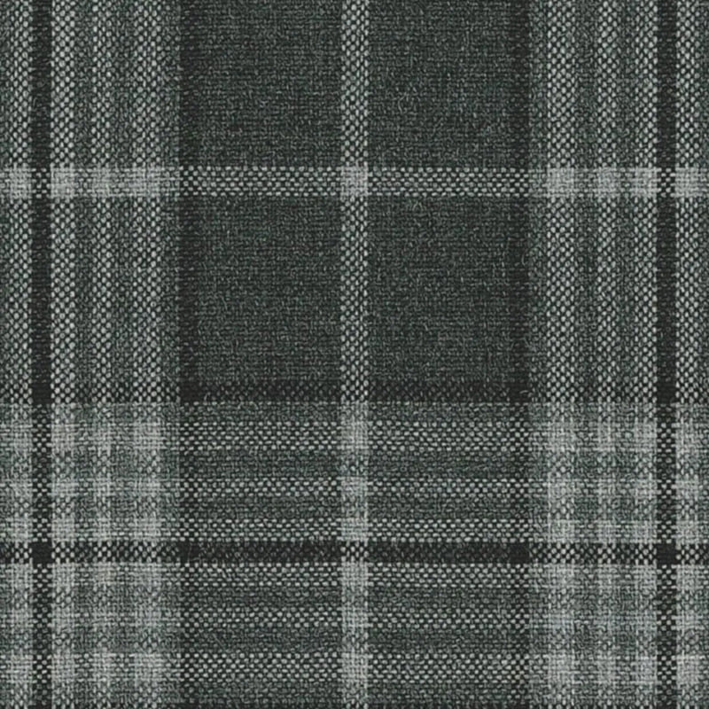 Charcoal Grey Modern Glen Check Jacketing By Holland & Sherry