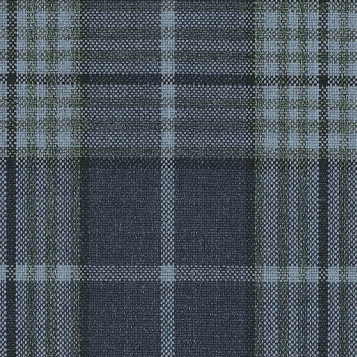 Navy Blue Modern Glen Check Jacketing By Holland & Sherry